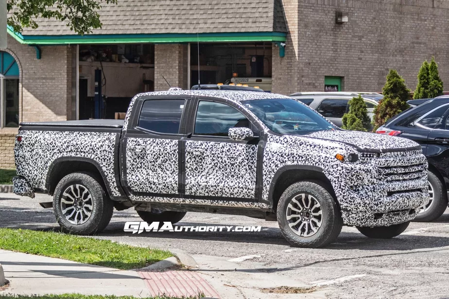 Flagra: nova geração da Chevrolet S10 dos EUA ficará mais robusta com frente inédita