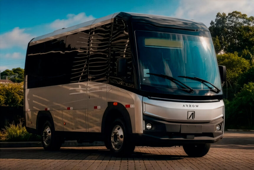 Arrow Mobility Lança Micro-ônibus Elétrico com Custo 16% Menor que Diesel