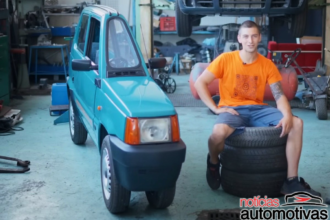Artesão alarga Fiat Panda em 50 cm e surpreende entusiastas
