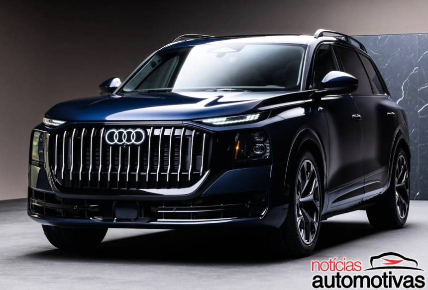 Audi lança Q9 2027: SUV de luxo 7 lugares com portas elétricas