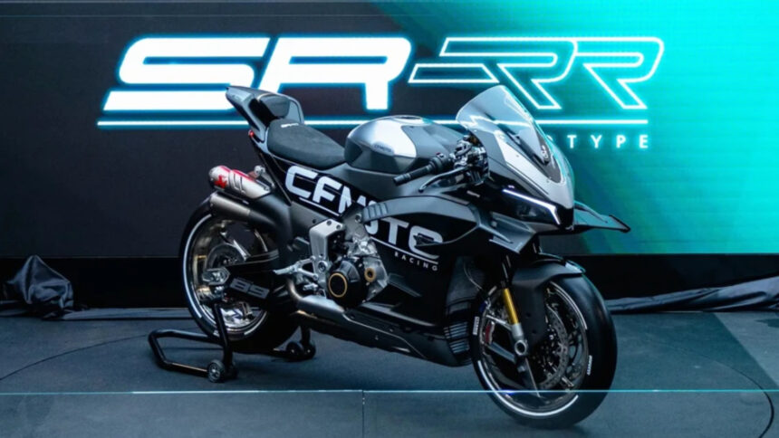 CFMOTO V4 SR-RR atinge 315 km/h e estabelece novo recorde na China
