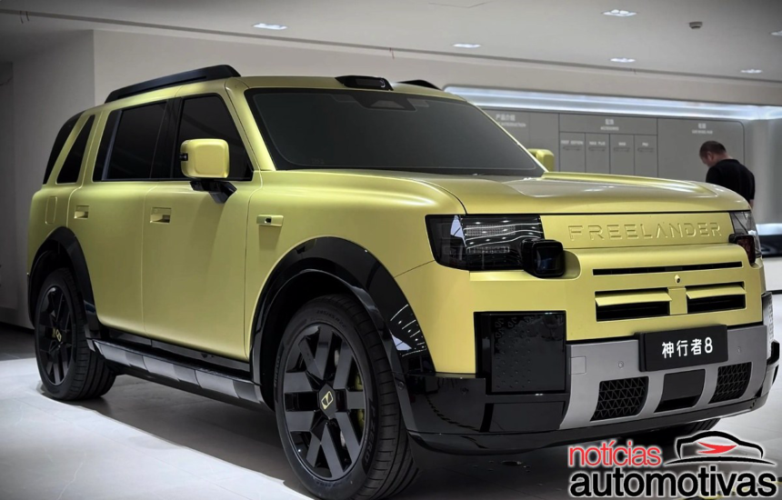 Chery e Jaguar Land Rover apresentam SUV Freelander 8 em 30 cidades chinesas