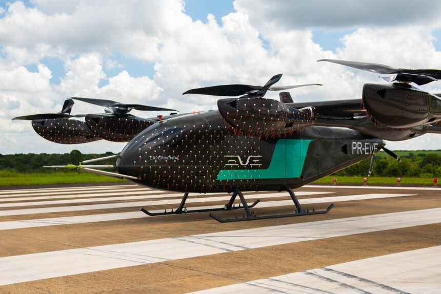 Embraer avança com regras de ruído para o eVTOL Eve 100 na Anac