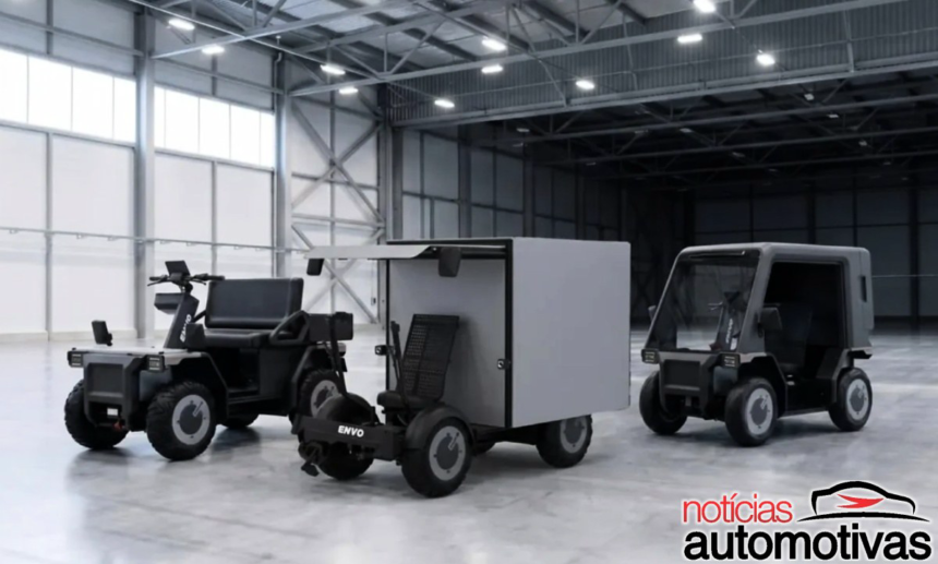 ENVO lança carrinho elétrico modular com 18 configurações por US$8.000
