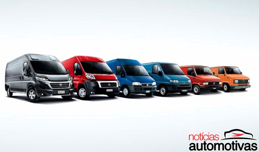 Fiat Ducato completa 45 anos e supera 3,5 milhões; elétrica tem 424 km