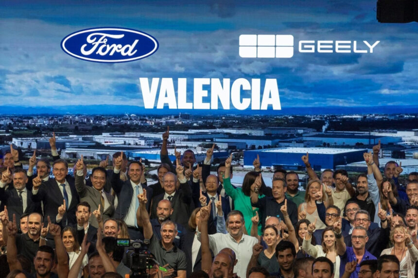 Ford e Geely criam joint venture em Valência para produzir carros elétricos