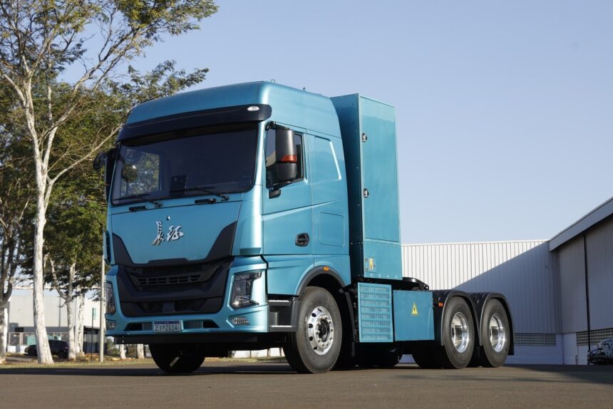 GWM testa em Camaçari caminhão a hidrogênio de 544 cv