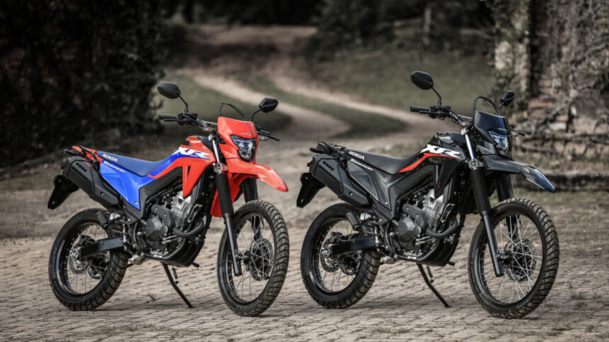 Honda lança XR300L Tornado 2027 com controle de tração e ABS desligável