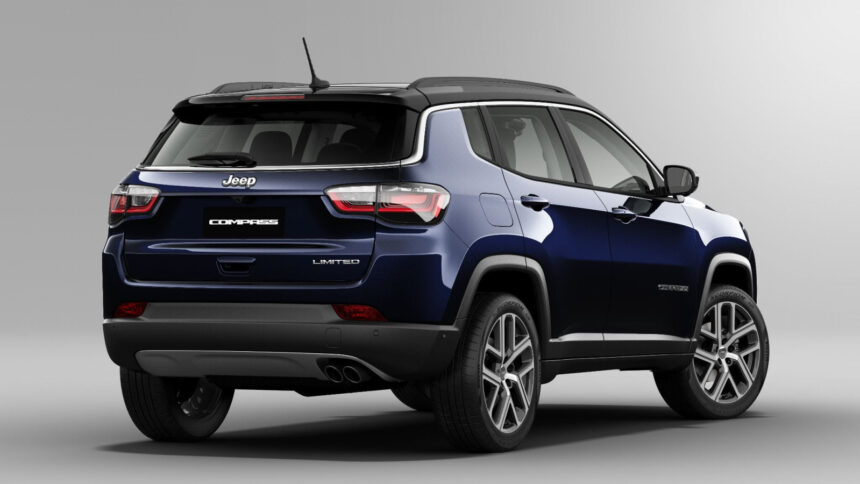Jeep Compass 2027 estreia com híbrido leve 48V e motor 1.3 turbo