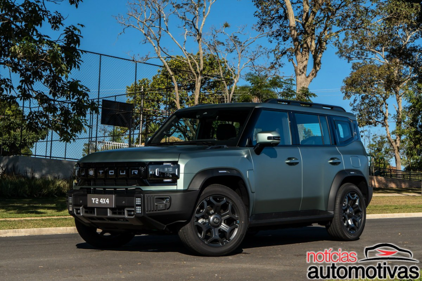 Jetour T2 XWD chega ao Brasil com 597 cv, 4×4 e 1.300 km