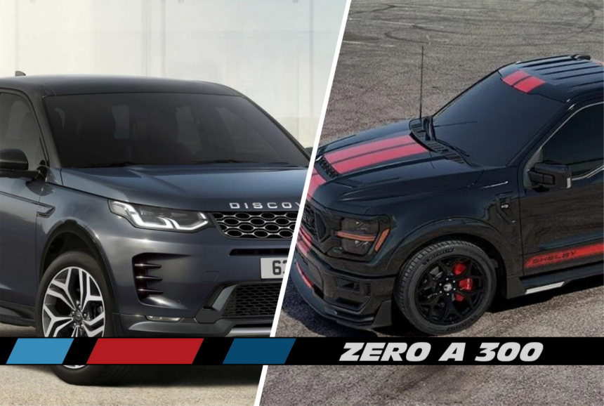 Land Rover encerra Discovery Sport; Shelby lança picape de 820 cv