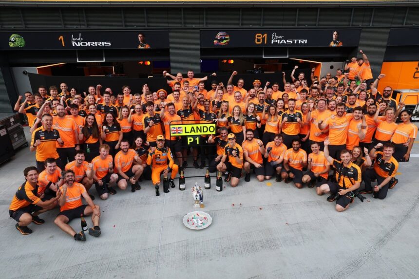 McLaren avança na F1: Norris vence na Hungria e mira título de 2026