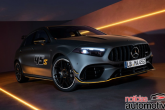 Mercedes-AMG A 45 S estreia edição final com detalhes amarelos