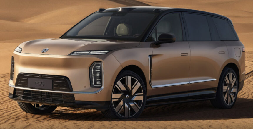 NIO fatura R$4 bi em um mês na China com SUV ES9; espera chega a 16 semanas