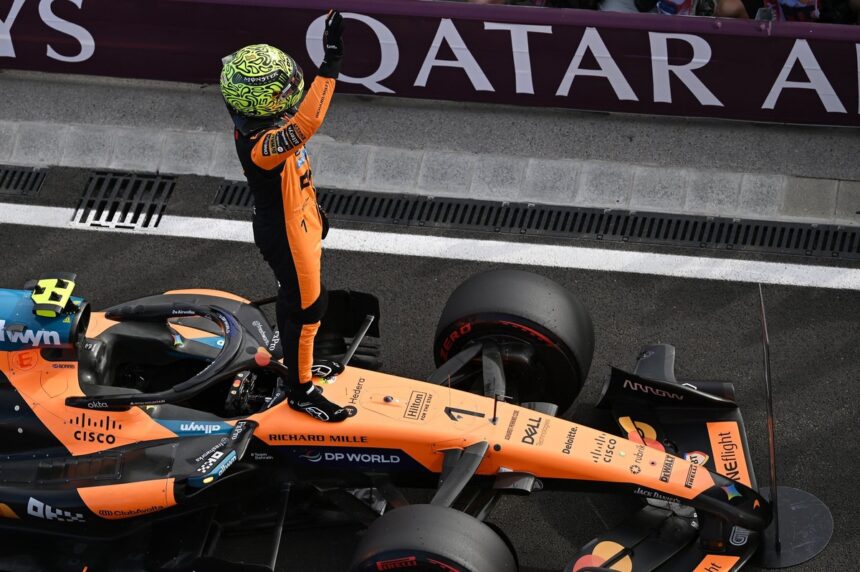 Norris derruba domínio da Mercedes e conquista pole na Hungria