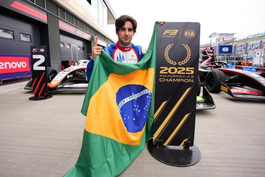 Rafael Câmara acelera rumo à F1 em 2027 após título na F3