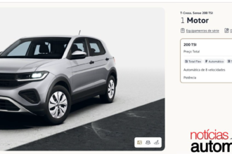 T-Cross 2027 ganha câmbio automático de 8 marchas