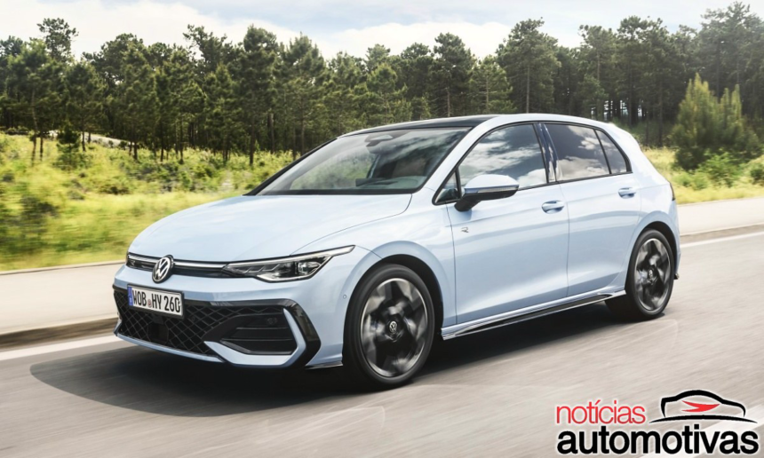Volkswagen Inicia Pré-Venda de Golf e T-Roc Híbridos na Alemanha com Versão Flex no Brasil