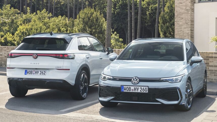 VW lança híbrido pleno no T-Roc e Golf; versão flex chega ao Brasil