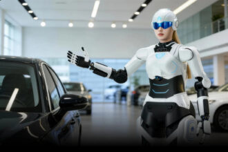 AiMOGA estreia no Brasil com robô humanoide e cão robótico