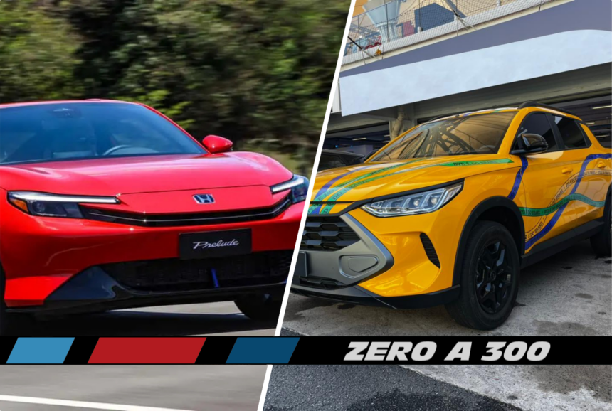 Honda Prelude estreia no Brasil; BYD Mako brilha em Interlagos