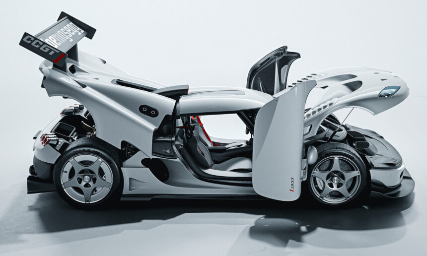 Koenigsegg apresenta CCGT1 de 1.600 cv inspirado no GT1 que nunca competiu