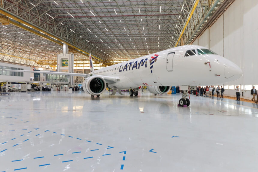 LATAM abre vendas do Embraer E195-E2 e estreia novas rotas em novembro