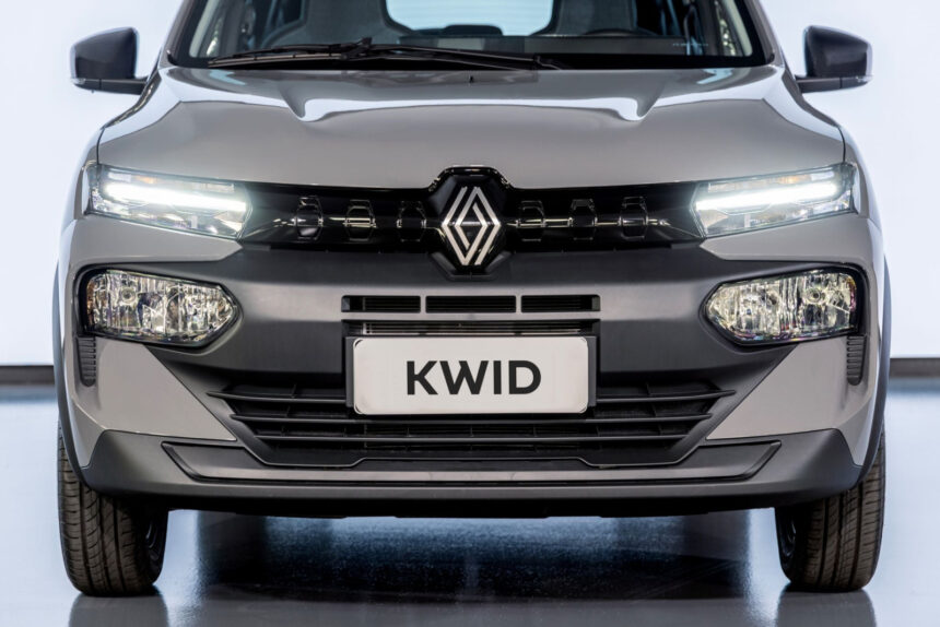 Renault Kwid 2027 ganha visual renovado e central multimídia 10,1''