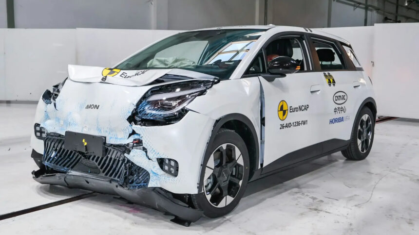 Aion UT, Geely EX2 e Leapmotor B05 conquistam 5 estrelas no Euro NCAP 2026