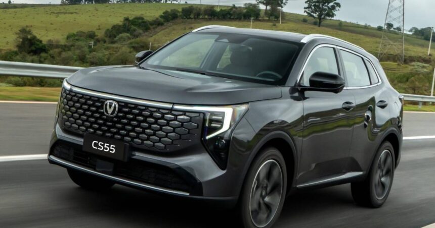 Caoa Changan estreia CS55 no Brasil com versão PHEV e produção em GO