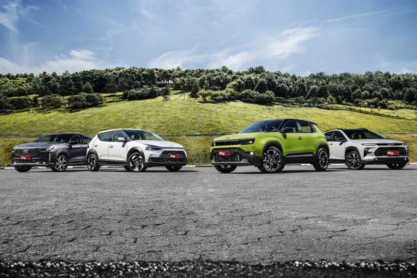Compare: Jeep Avenger, Hyundai i20, Fiat Pulse e Chevrolet Sonic