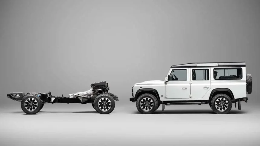 Defender: Land Rover Classic converte L316 diesel em V8 de 405 cv