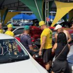 Feirão Gigantes de Sergipe, no estacionamento do Assaí Atacadista, em Aracaju