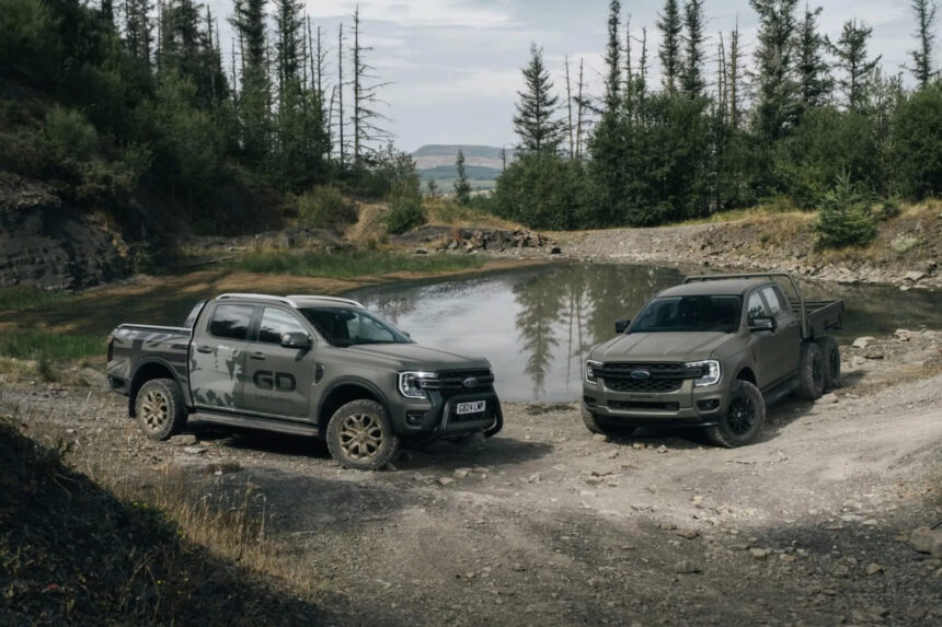 Ford Ranger 6×6 entra na disputa para substituir Defender no Exército britânico