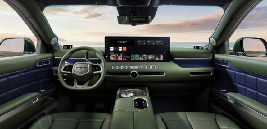 Genesis GV90 eleva tela em 90 mm e amplia área de visualização 70%