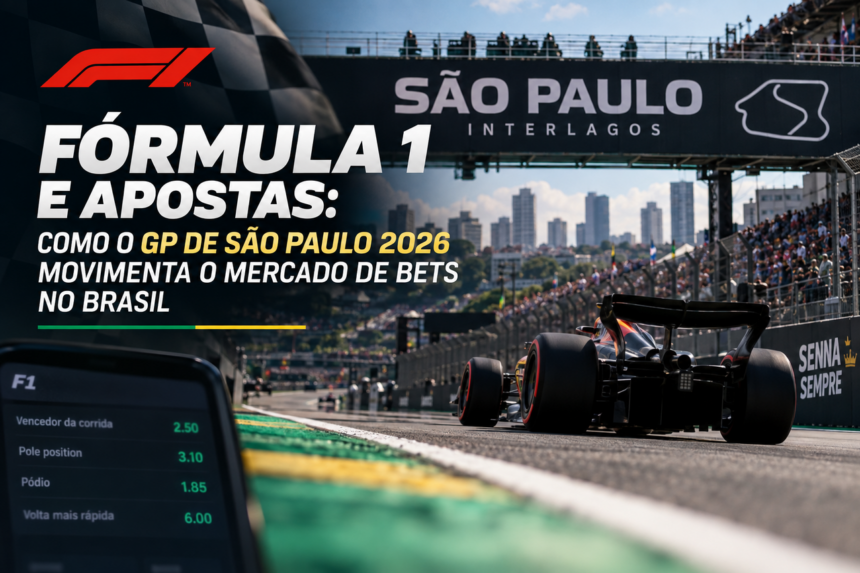 GP São Paulo 2026: apostas disparam com volta de Interlagos e Pix em alta