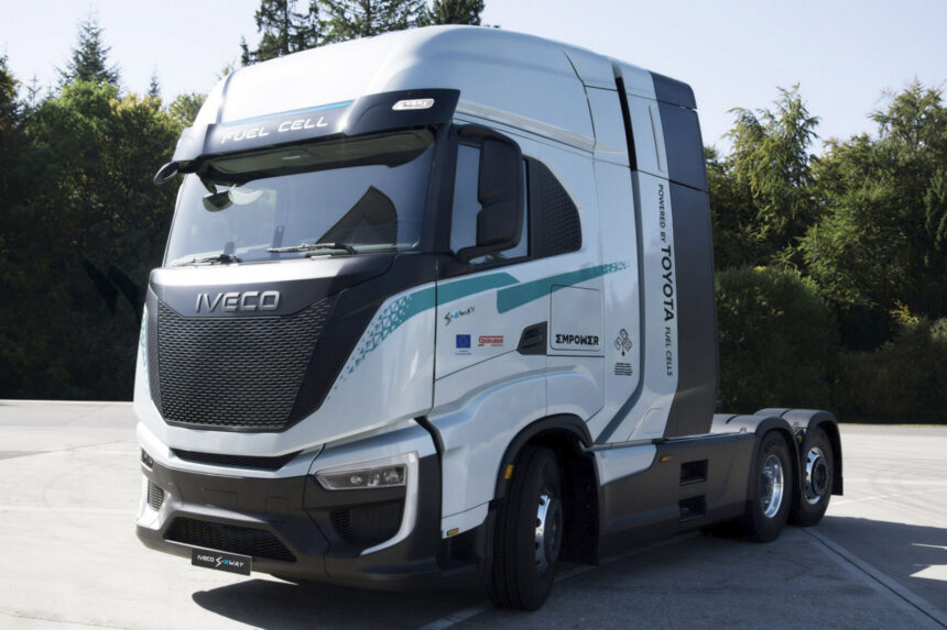 Iveco e Toyota desenvolvem caminhão a hidrogênio: 900 km de autonomia