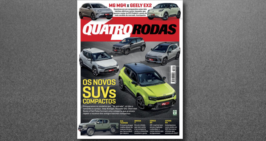 Jeep Avenger enfrenta comparativo com Pulse, Sonic e Hyundai i20 na edição de setembro