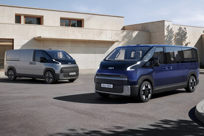 Kia revela PV7: van elétrica, 460 km de autonomia e 23 versões
