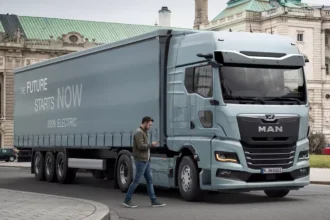 MAN eTGX elétrico alcança até 720 km e recarga a 750 kW