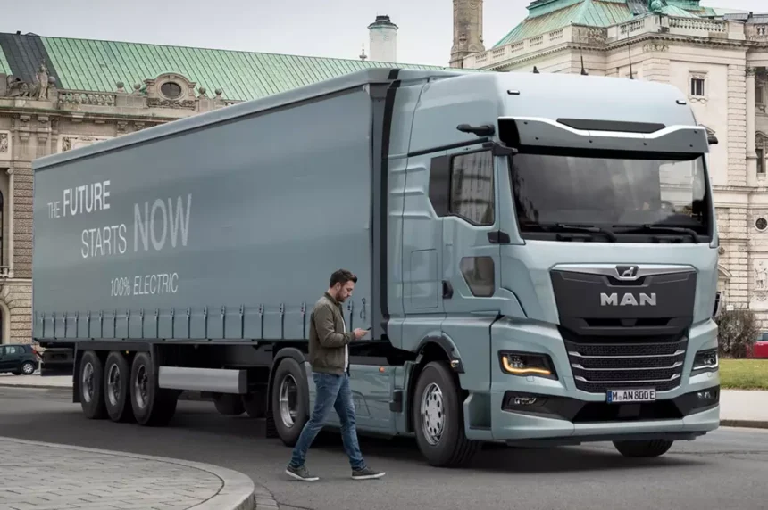 MAN eTGX elétrico alcança até 720 km e recarga a 750 kW