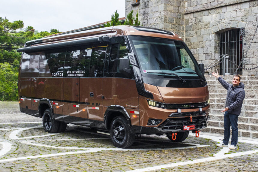 Marcopolo apresenta Nomade: motorhome 4×4 com conforto de apartamento