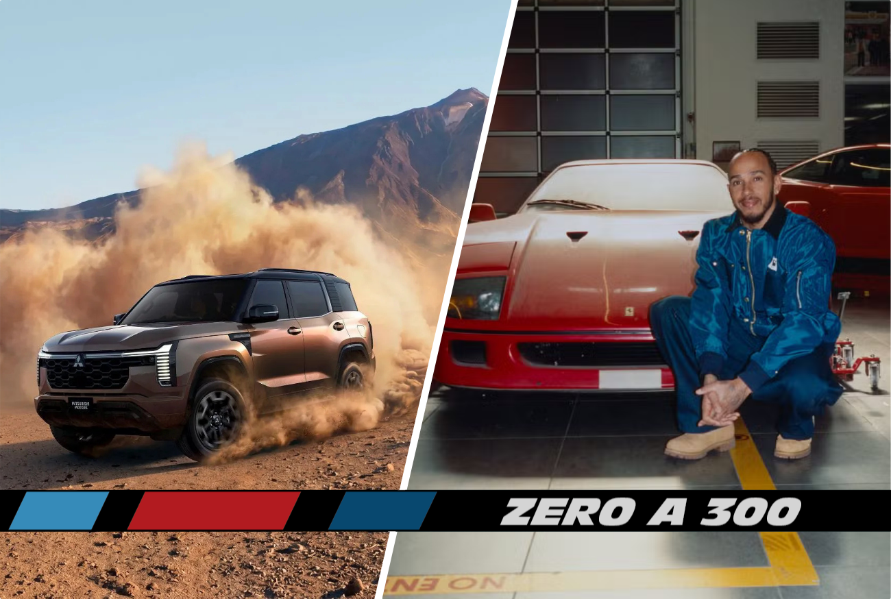 Mitsubishi lança novo Pajero e Ferrari F40 ligada a Lewis Hamilton agita mercado
