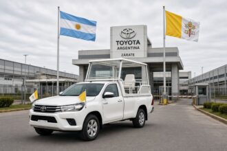Toyota adapta duas Hilux como papamóveis para visita papal à Argentina