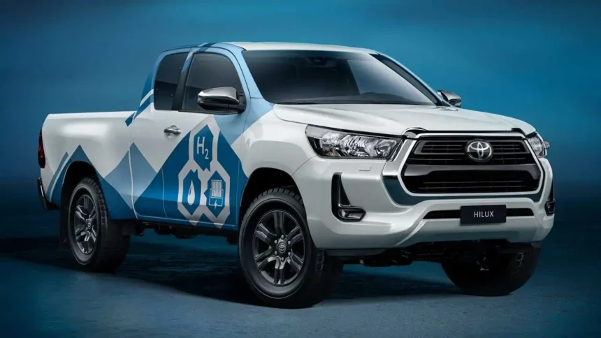 Toyota confirma produção da Hilux a hidrogênio para frotas europeias em 2028