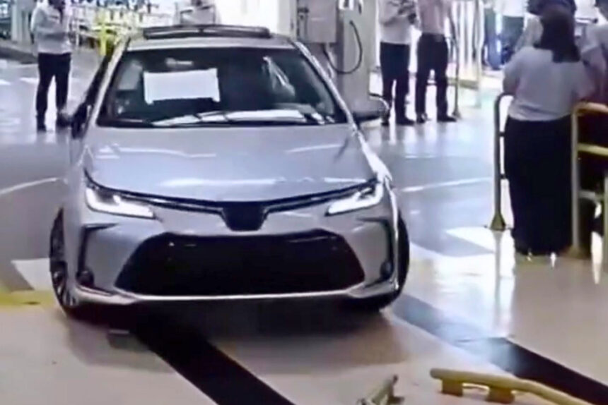 Toyota diz que queda do Corolla deve-se à transferência de produção para Sorocaba