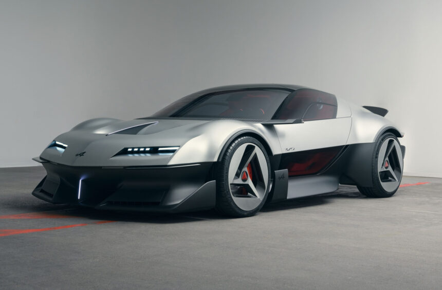 Alpine apresenta A310 Vision: cupê clássico volta com aerodinâmica de F1