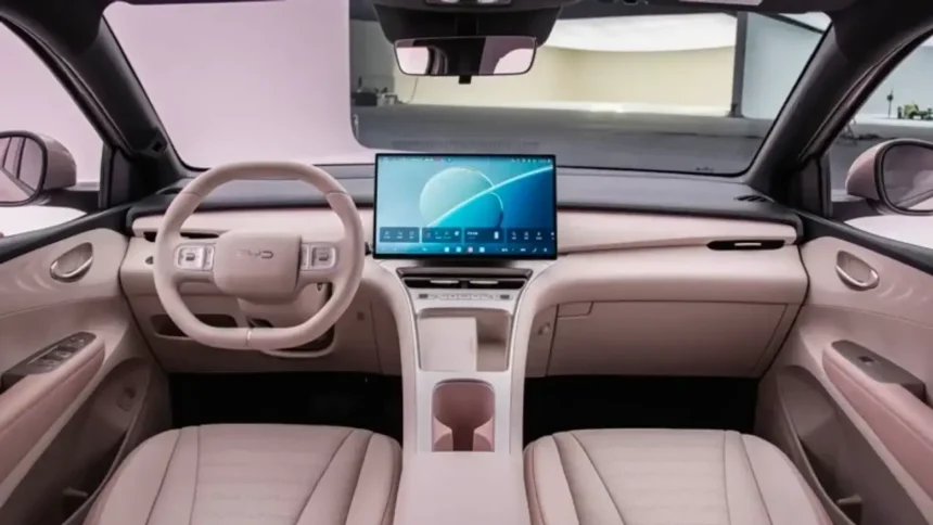 BYD revela Dolphin Mini com banco massageador e frunk de 94 litros