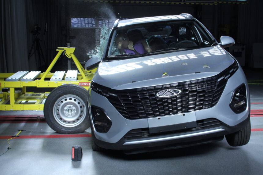 Chery Tiggo 3X leva zero estrelas no novo teste do Latin NCAP