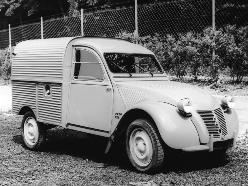 Citroën revela Fourgonnette elétrica ao lado do novo 2CV
